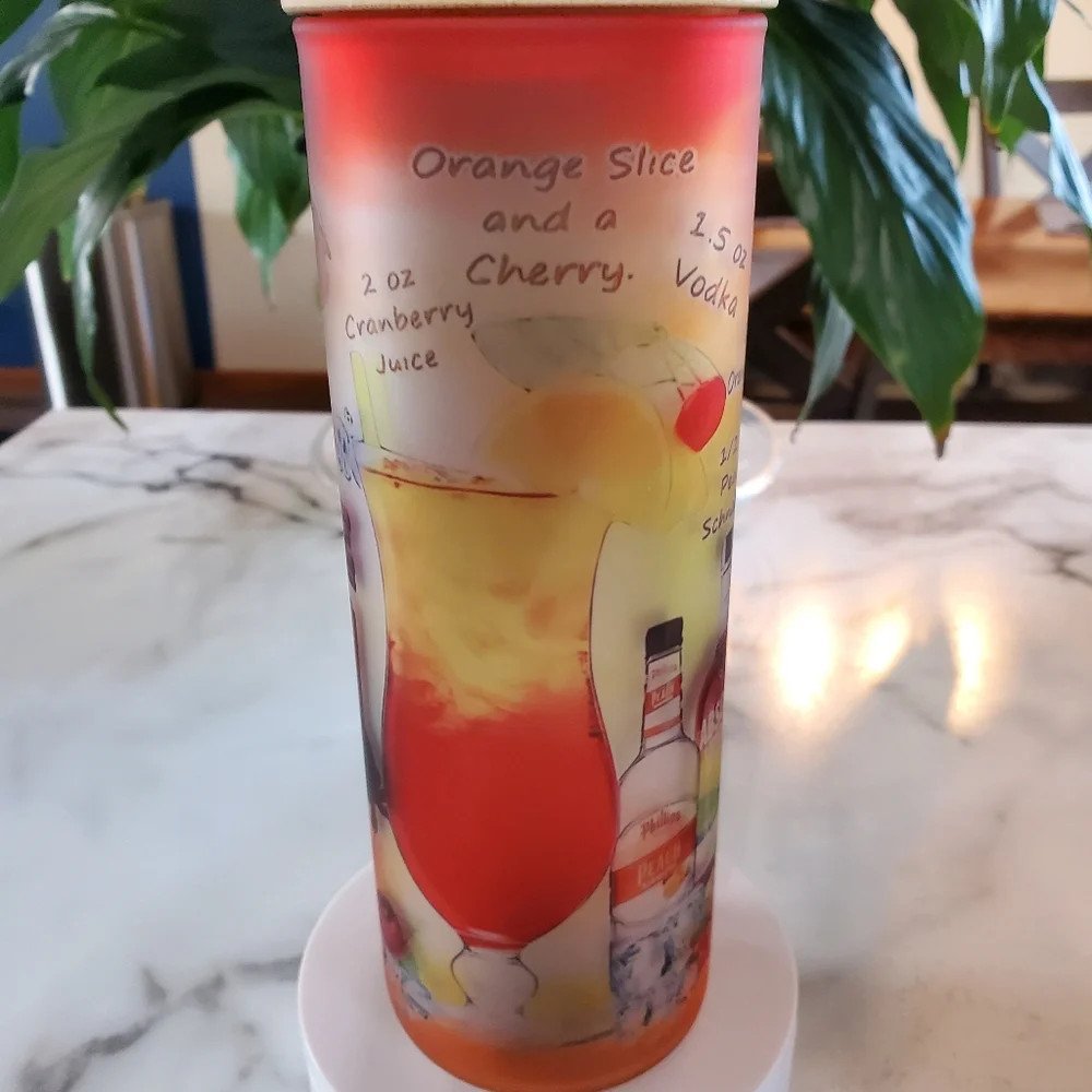 Life is Better With Your Toes In The Sand 20oz Matte Glass Tumbler w/ duo lids